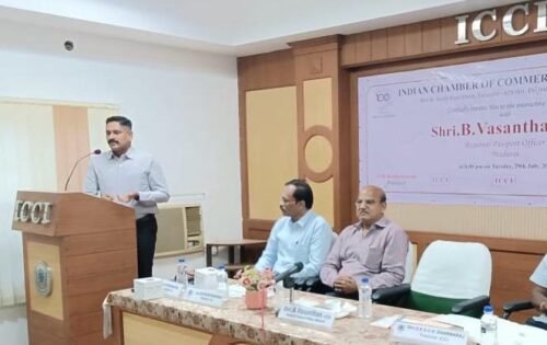 Interactive meeting with Shri B.VASANTHAN I.P.S , Regional passport officer, Madurai @ Tuticorin on 29/7 ..