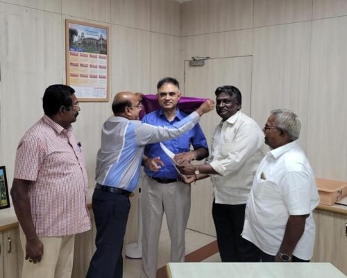 08.11.22 @ Chennai ( Southern Railway HQ) ICCI along With TUTICORIN passenger association..*Meeting with Shri P.K Mallaya , Additional General Manager and Sri Vivek Sharma G. R.Deputy General Manager/ General*